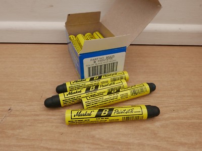 4 X SCHWARZ MARKAL B PAINTSTIK 17 MM MARKER FÜR MEHRERE OBERFLÄCHEN