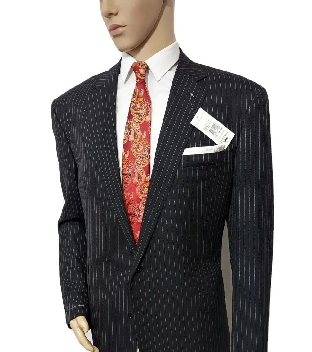 BNWT Ralph Lauren Purple Label Drake Hand Made Custom Fit Suit 46L W40 RRP £2079 image 2