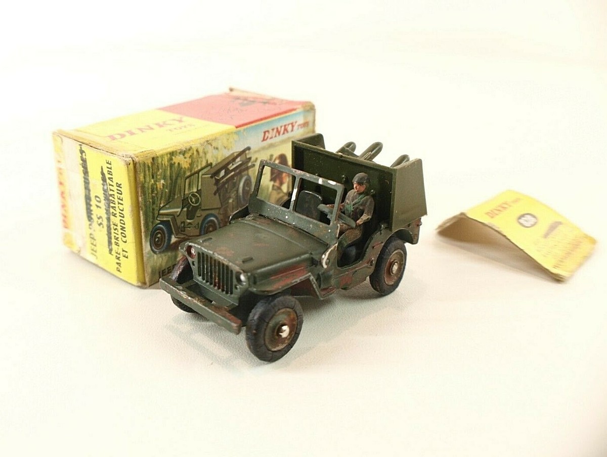 Dinky Spielzeug F Nr°828 Jeep Porte-Fusées Ss 10 IN Dinky Spielzeug F Nr°828 Jeep Porte-Fusées Ss 10 IN