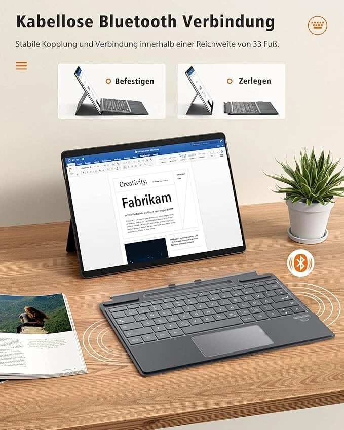 MoKo Tastiera Tedesca con Touchpad - Immagine 3 di 4