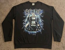 Rare 2017 Official Licensed Men's AC/DC World Tour 88 Sweatshirt Crew Neck