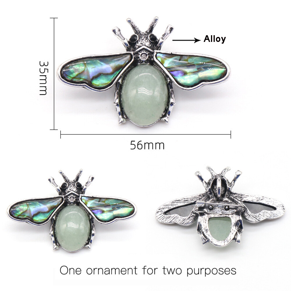 Ciondolo Conchiglia Di Agata Di Cristallo Di Pietra Naturale - Foto 4