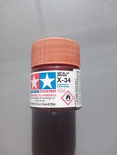 Peinture maquette Pot Tamiya 10ml Brillant X34 Metallic Brown