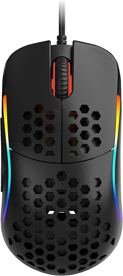 HK Gaming NAOS M Ultra Lightweight Honeycomb Shell Ambidextrous Wired (Naos-M, B - Image 3 of 4