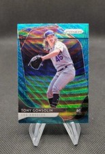 TONY GONSOLIN 2020 Panini Prizm Baseball Rookie Card Teal Wave Parallel