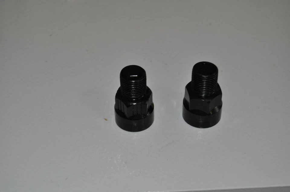 Bicycle Pedal ADAPTERS Converts Fits 9/16" Cranks to 1/2" Bike Pedals - Image 3 of 4