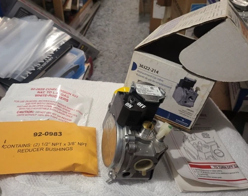 36J22-214 White-Rodgers Gas Heating Furnace Valve 24V for Carrier , York, Trane