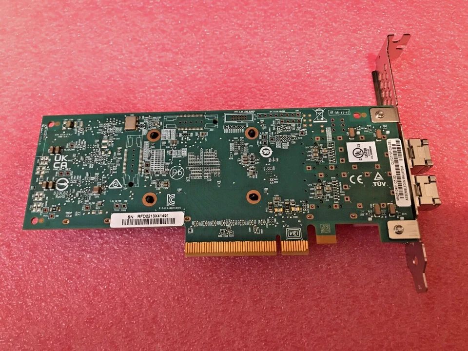 QLE2772F-CU-DEL QLOGIC Enhanced 32GFC DUAL Port PCIe 4.0 FC HBA QLE2772 QLE2772F - Image 4 of 4