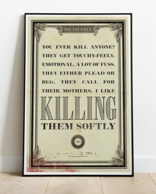 Killing Them Softly Film Foto/Poster bis 36''