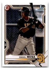 2021 Bowman #BP-36 Ismael Mena Prospects Camo San Diego Padres