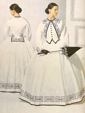 Simplicity, The Museum Curator Gown Costume Sewing Pattern 8-14