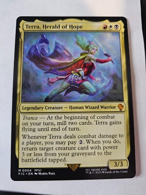 MTG - Terra, Herald of Hope Commander - Final Fantasy | eBay