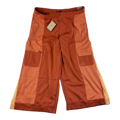 Jordan Damen XXL Hose Wide Leg 23 Engineered Utility Burnt Orange Crop Leg