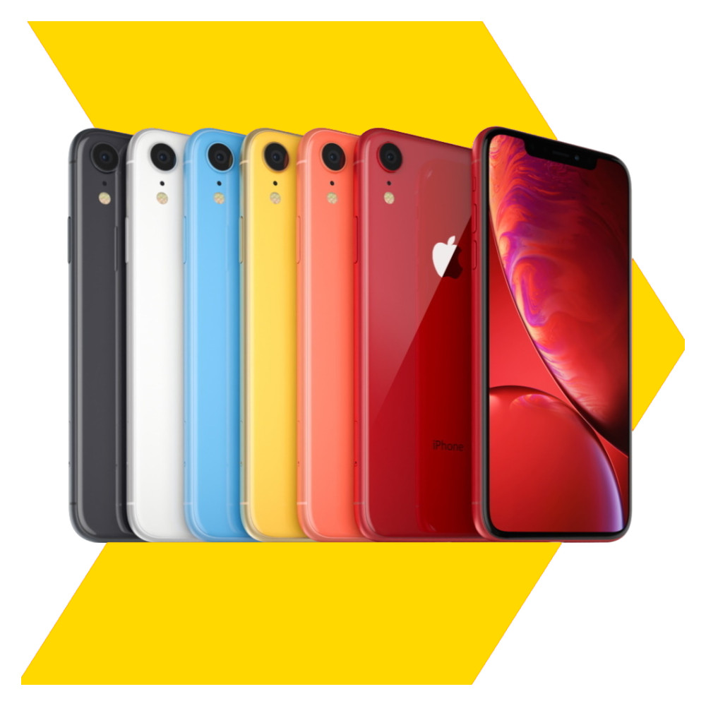 Apple iPhone XR 64 GB Desbloqueado Verizon At&t Cricket Straight Talk Blanco Rojo Cora