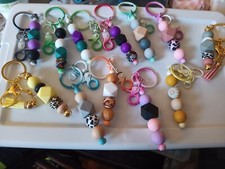 Handmade Beaded Keychain, Purse Charm, Zipper Pull