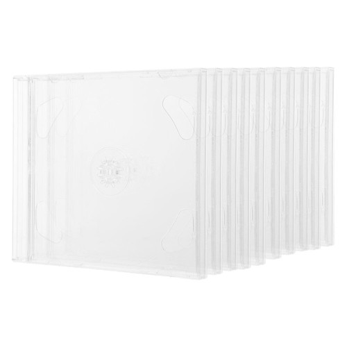 10pcs CD Storage Cases DVD Storage Cases Portable CD Storage Containers