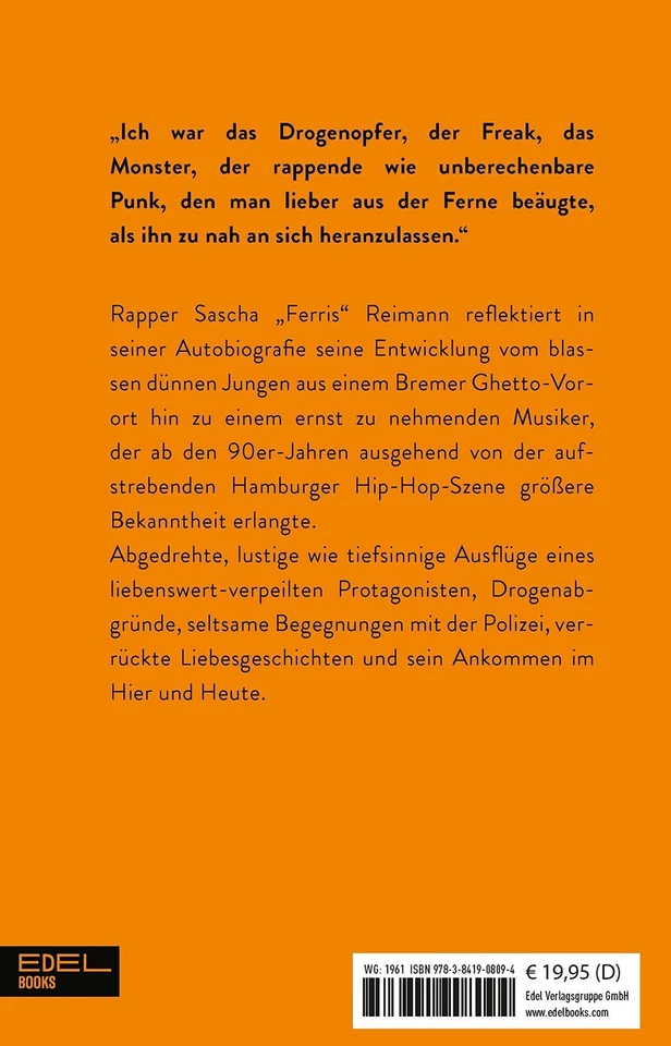 FERRIS | SASCHA REIMANN | Ich habe alles außer Kontrolle - Biografie - Ferris MC - Bild 3 von 3