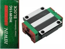New Hiwin HGW15CC Flange Block / HGW15 Series / 15mm