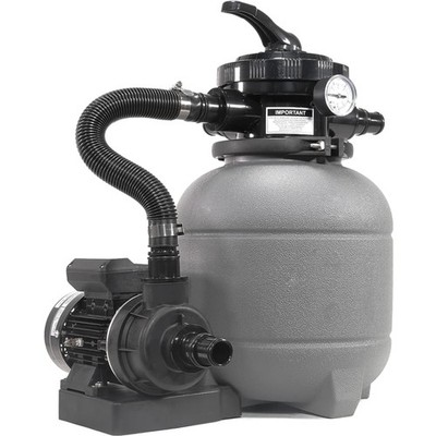2400 GPH Sand Filter Pump for Above Ground Pools with Filter Media Included
