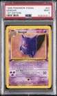 1999 POKEMON FOSSIL 1ST EDITION #20 GENGAR PSA 9