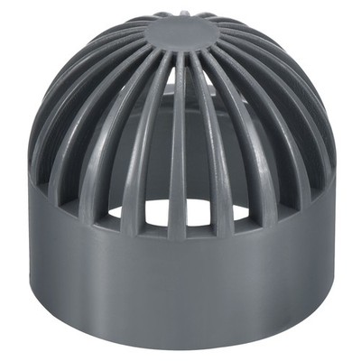 1'' Atrium Abfluss Roste Abdeckung UPVC Abfluss Rohrverschraubung Grau