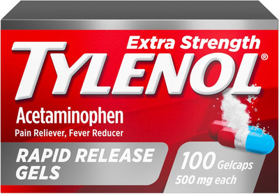 Extra Strength Acetaminophen Rapid Release Gels, Pain Reliever & Fever Reducer,