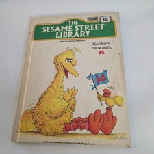 The Sesame Street Library Vol 14 Illustrated Hardcover, ABCs, Numbers