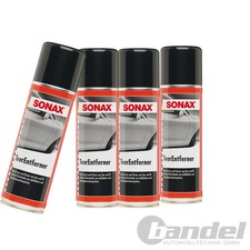 4x 300ml SONAX TEERENTFERNER ENTFERNER AUTOPFLEGE LACKREINIGER LACKPFLEGE  DOSE