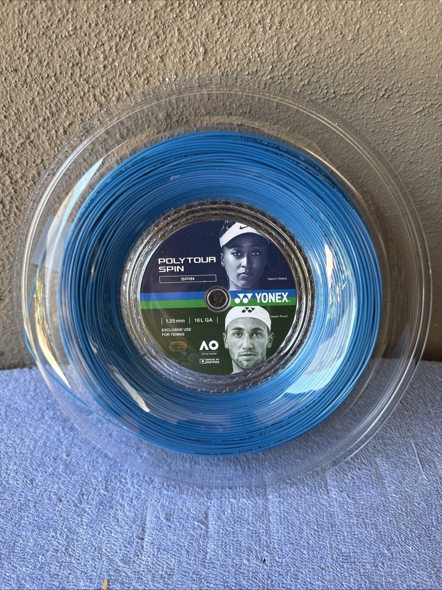 Yonex Poly Tour Spin 16L Reel (1.25mm Tennis String) PTS. 200m