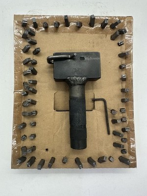 CH Hanson 27608, Type Holder 1/4'' 59 Stamps, 8 Character Capacity Letters And #s