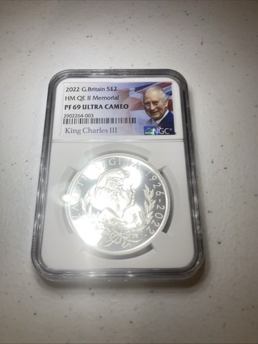 2022 G.Britain S£2 HM QE ll NGC PF69 Ultra Cameo