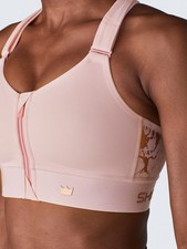 SHEFIT FLEX Luxe Blush Sports Bra Support Activewear Comfortable Fit
