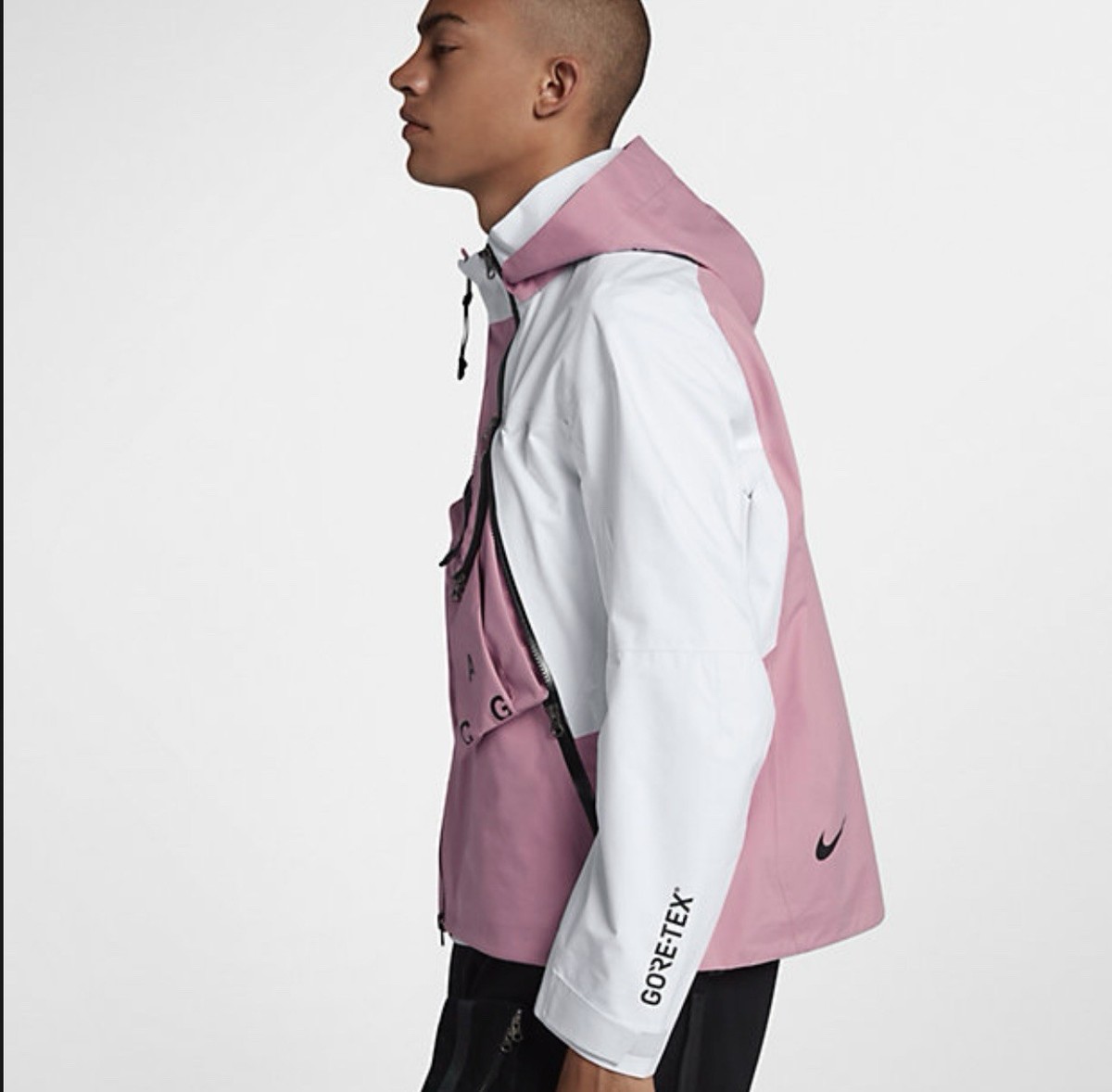 Nike Lab ACG Deploy Gore-Tex Jacket White/Pink Size L | eBay