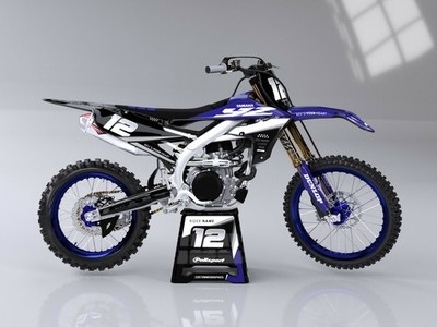 CustomMX: Grafik Kit passend für alle Yamaha YZ YZF WR WRF Modelle 85 12 250 450 426