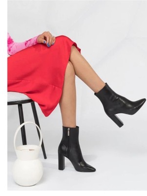 Yves Saint Laurent Lou 95 Ankle Leather Boots Sz 40 EU 9 US Retail