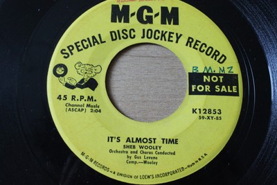 Sheb Wooley - It's Almost Time (7'', Promo)