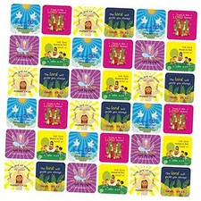 480 Pcs Jesus Loves You Self Adhesive Paper Christian Stickers for Bright Style