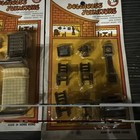 3 Pkg Vintage Furniture Doll House Bedroom Furniture & Accessories NIP — photo 4