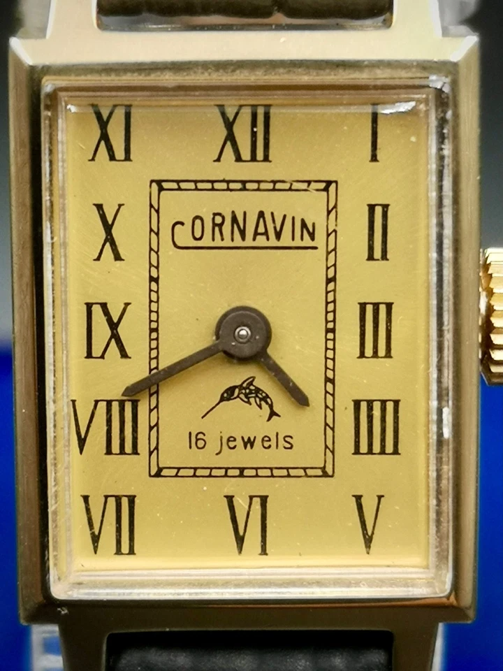 Vintage CORNAVIN 16 Jewels 22k Electroplated Hand-Winding lady watch. - Image 4 of 4