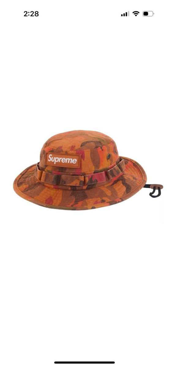 S/M supreme military boonie オレンジ Supreme Washed Canvas Boonie SS24 “Orange Camo” Size M/L | eBay