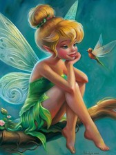 original drawing 30 x 40 cm 22SkV artwork pastel Disney Fairies Tinker Bell