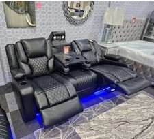 Orlando Electric Recliners- 3 Seater Sofa , USB, LED See Photos