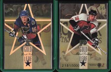 1995-96 Leaf Gold Stars #6 Brett Hull Mikael Renberg Blues Flyers 2151/5000