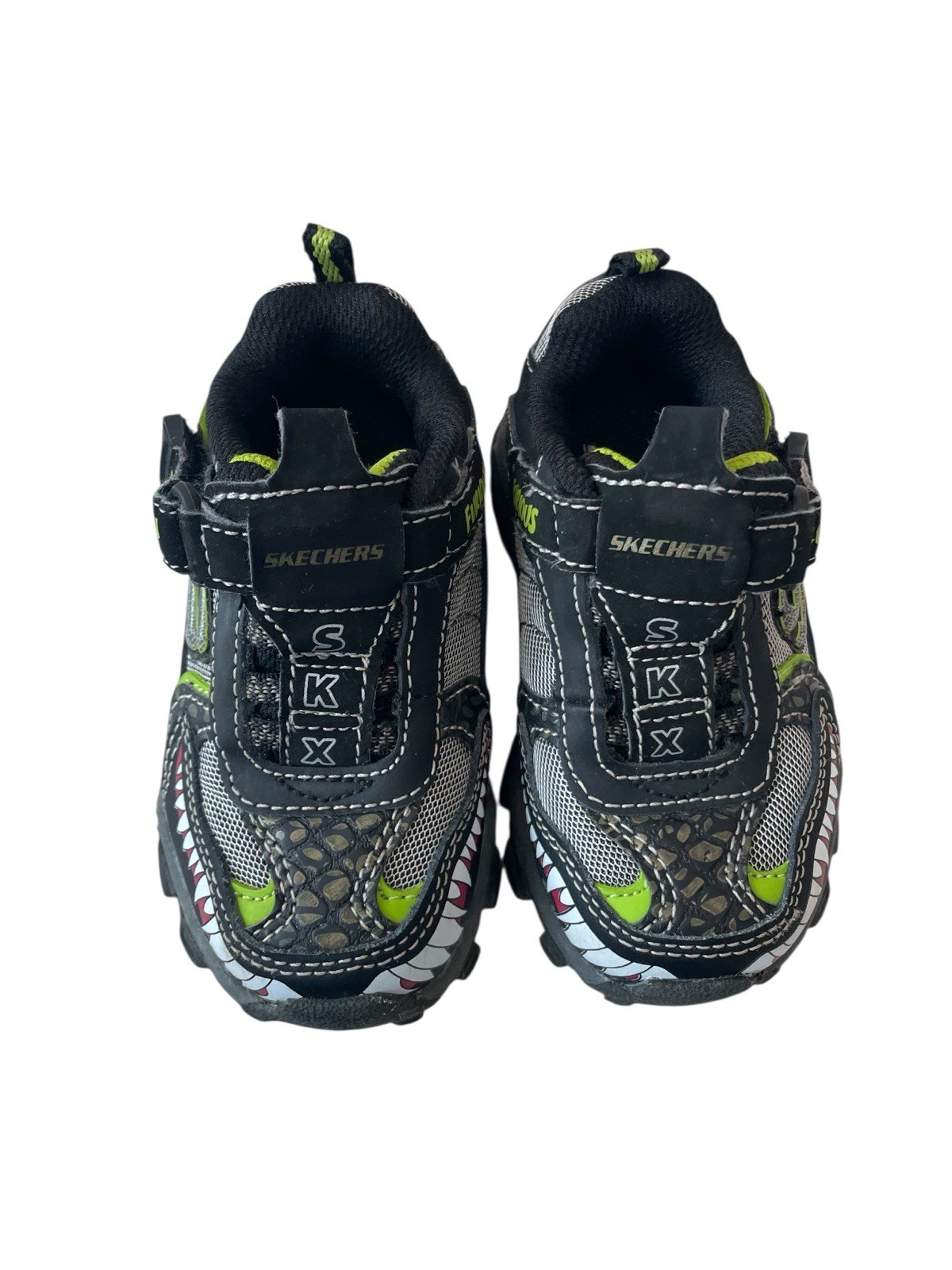 Skechers Furious Reptilian Toddler Boys Shoes Size 6 Dinosau