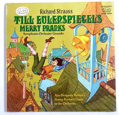 New! Till Eulenspiegel's Merry Pranks LP 1968 SEALED! Disney Fantasound