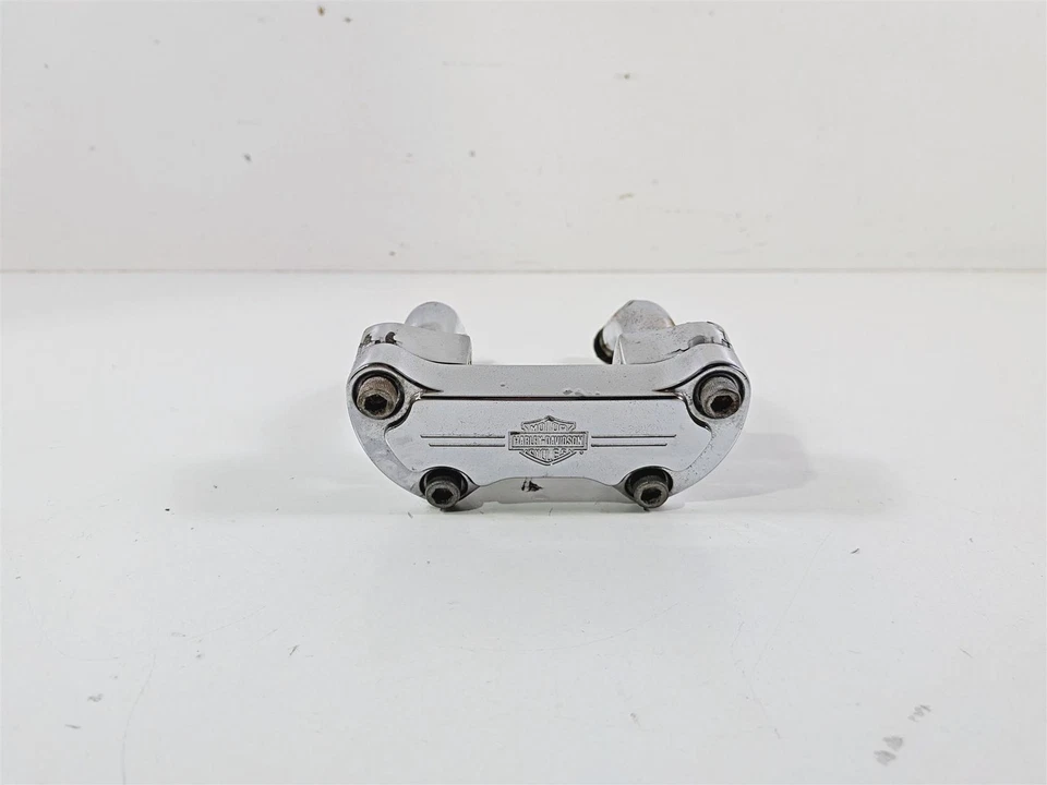 2007 Harley Dyna FXDB Street Bob Handlebar Riser Holder Clamps 5" 56568-86B - Image 3 of 4