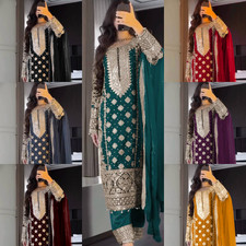 Designer Salwar Kameez Plus Size Pakistani Lawn Suit Women Anarkali Kurta Dress