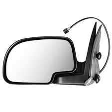 Driver Mirror 00-02 Avalanche Suburban 1500 2500 Heated Manual Black GM1320252