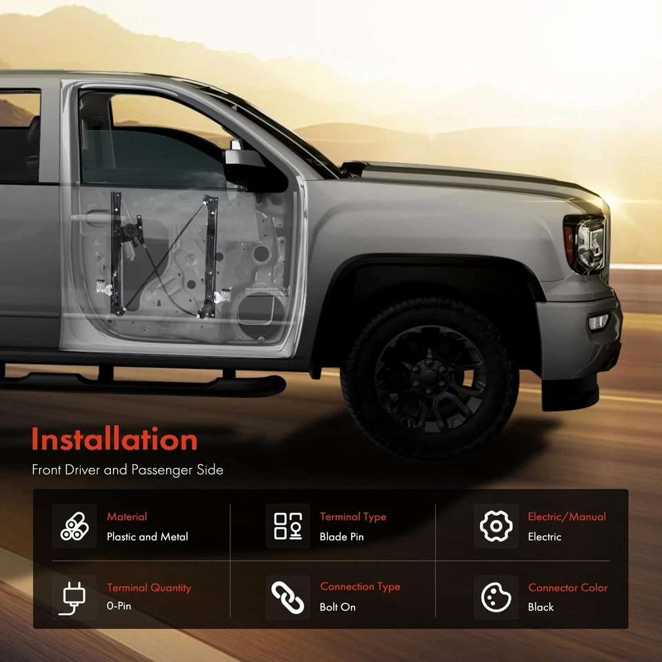 2x Front Power Window Regulator for BMW F12 F13 640i 650i 2012-2018 640i xDrive - Image 4 of 4