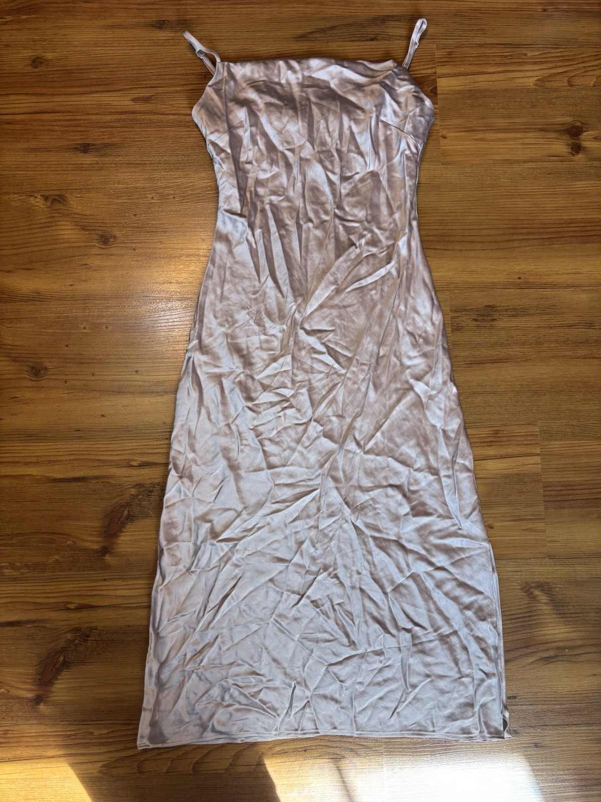 Express Pink Silky Maxi Dress Womens Size Xs